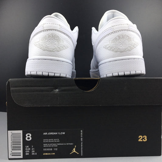 AJ 1 Low Triple White (2019) Shoes Sneakers - nk0000265 image 2