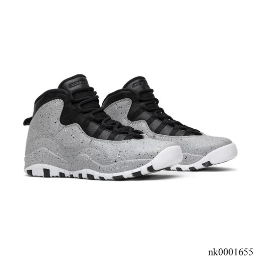 AJ 10 Cement Shoes Sneakers - nk0001655 image 2