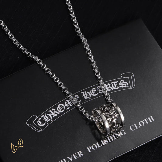 CH Cross Flower Ball Necklace - CH0036 image 2