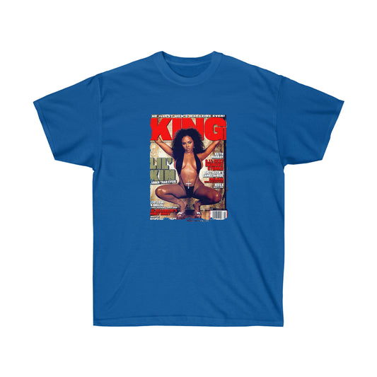 Rap Lil Kim on Magazine Men T-Shirt image 2