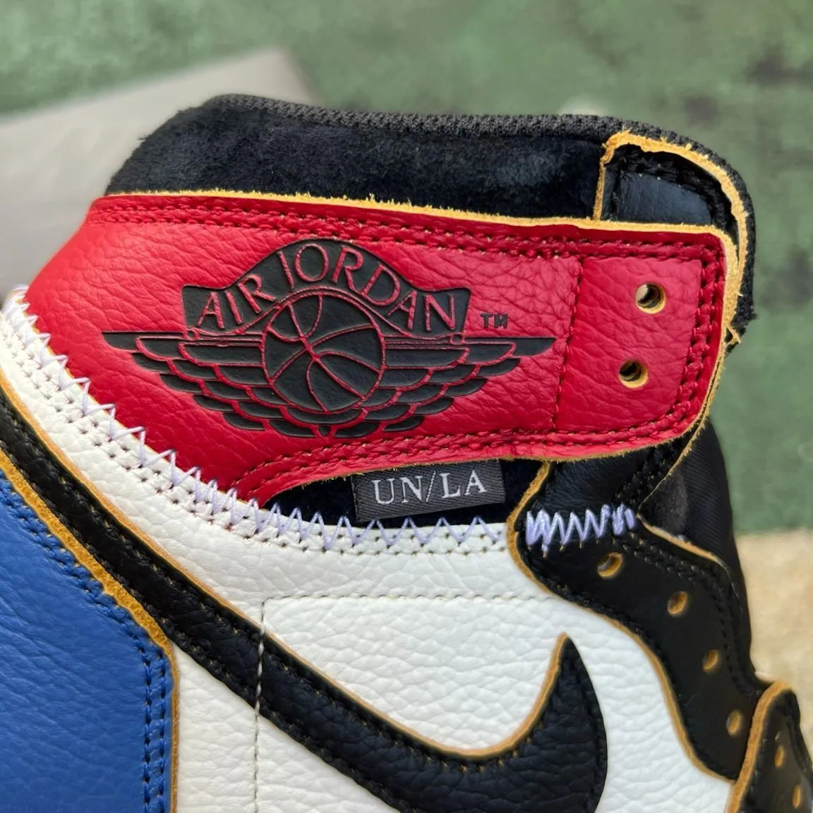 Fragment x Union LA x AJ 1 High OG Varsity Red Shoes Sneakers – nk0004749 image 13