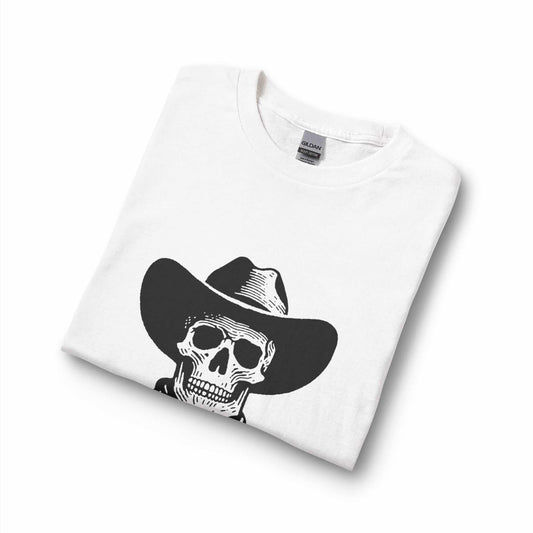 Outlaw Skull Long Sleeve T-Shirt image 2