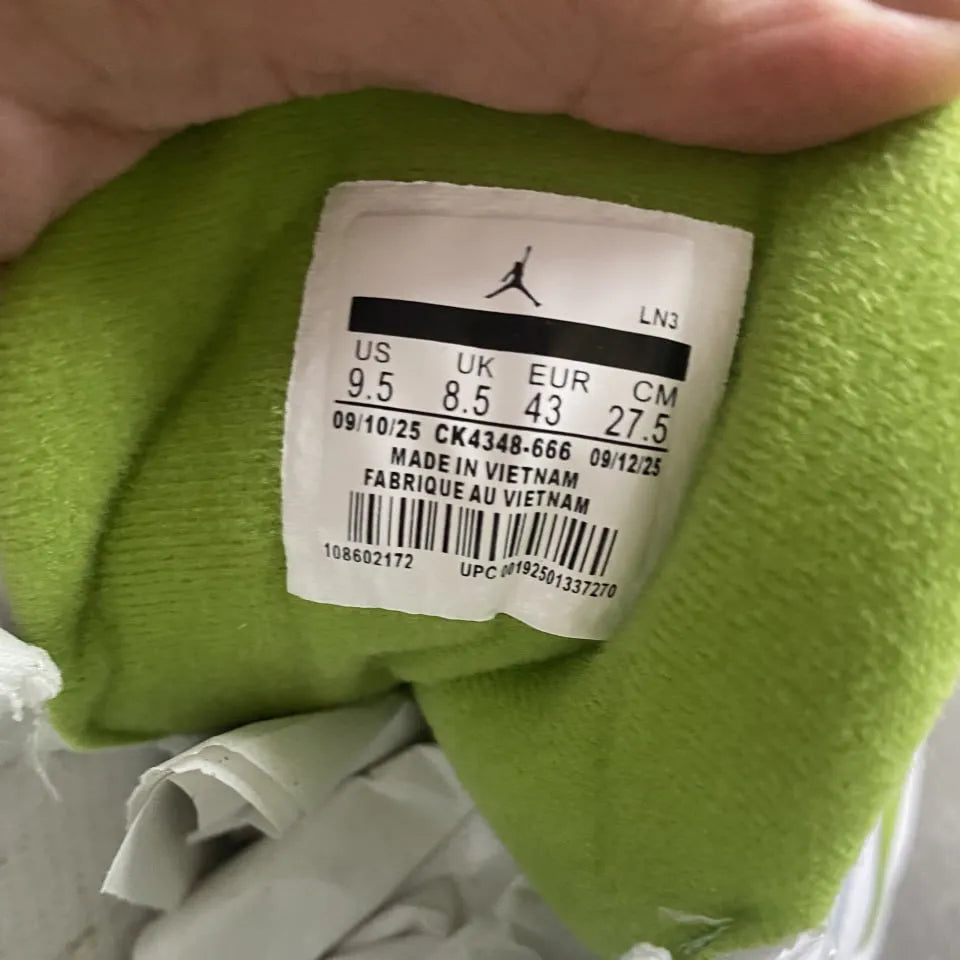 AJ 3 "White Matcha" Shoes Sneakers – nk0005594 image 8