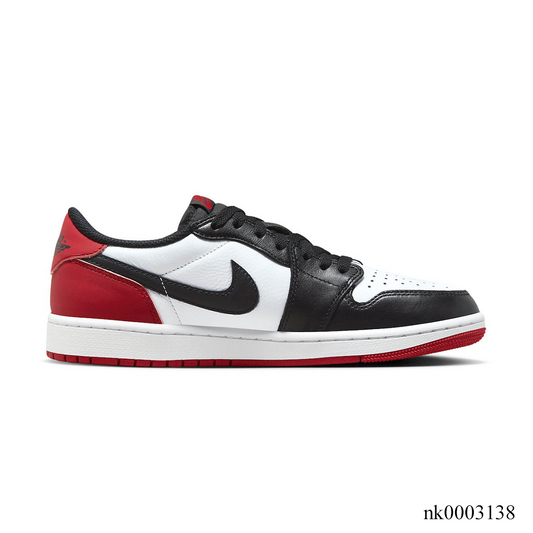 AJ 1 Low OG Black Toe Shoes Sneakers - nk0003138 image 0