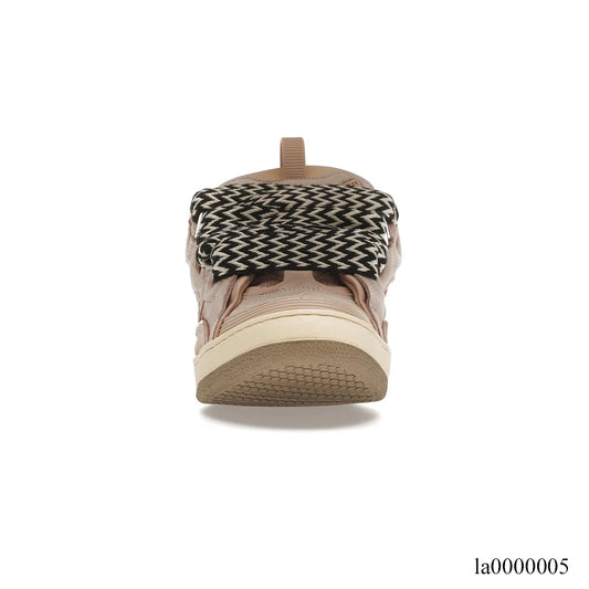 Lanvin Leather Curb Pink Shoes Sneakers - la0000005 image 2