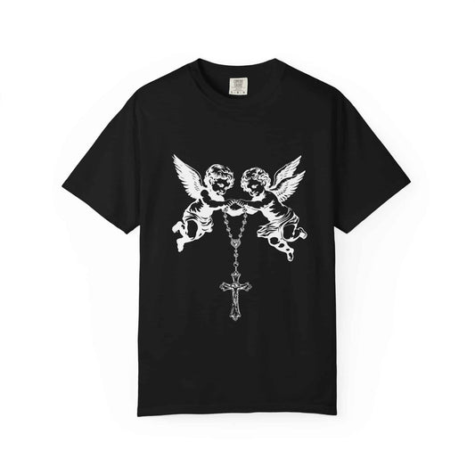Heavenly Guardians Unisex Garment-Dyed T-shirt image 0