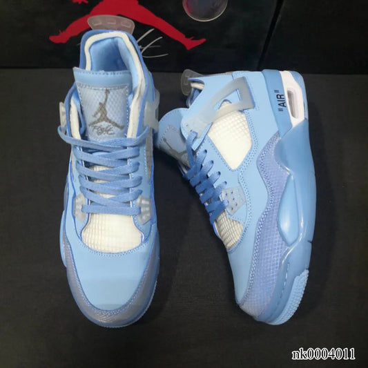 OW x AJ 4 Ice Blue Shoes Sneakers – nk0004011 image 2