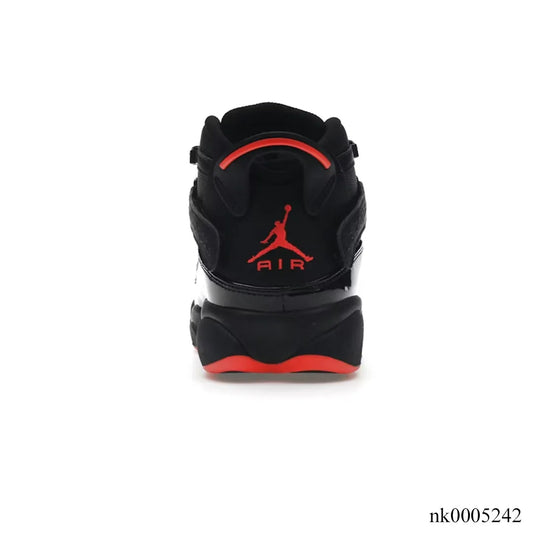 AJ 6 Rings Black Infrared Shoes Sneakers - nk0005242 image 2