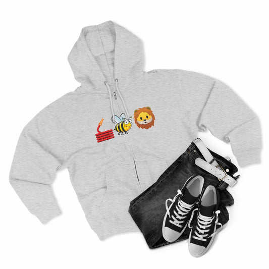 Bee Unisex Zip Hoodie image 2