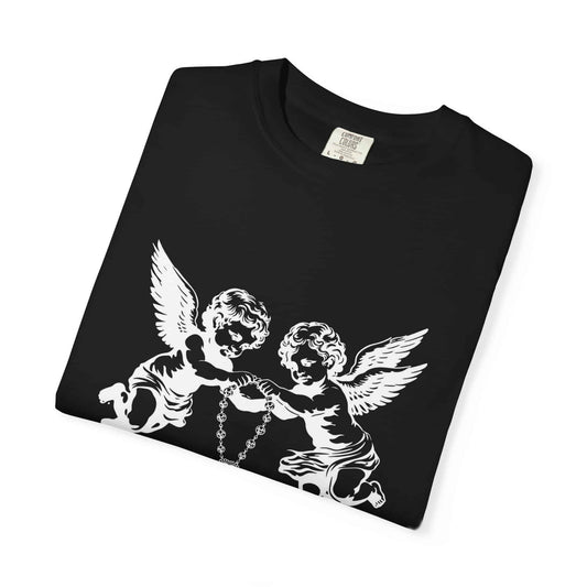 Heavenly Guardians Unisex Garment-Dyed T-shirt image 2