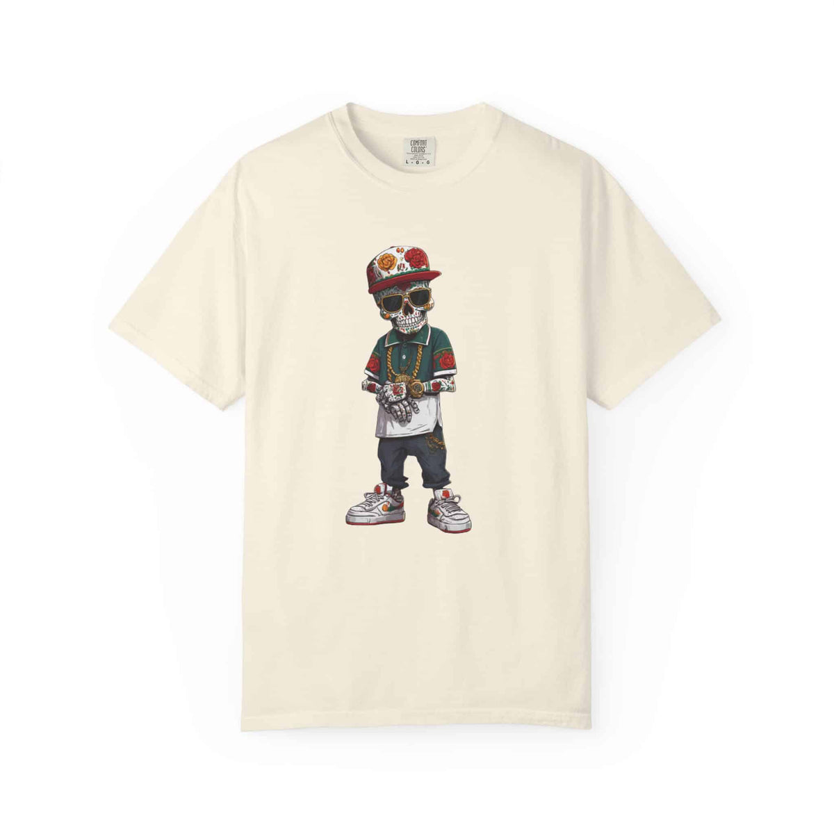 Skull Luxury Unisex Garment-Dyed T-shirt image