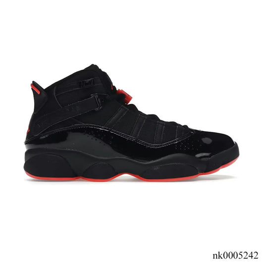 AJ 6 Rings Black Infrared Shoes Sneakers - nk0005242 image 0