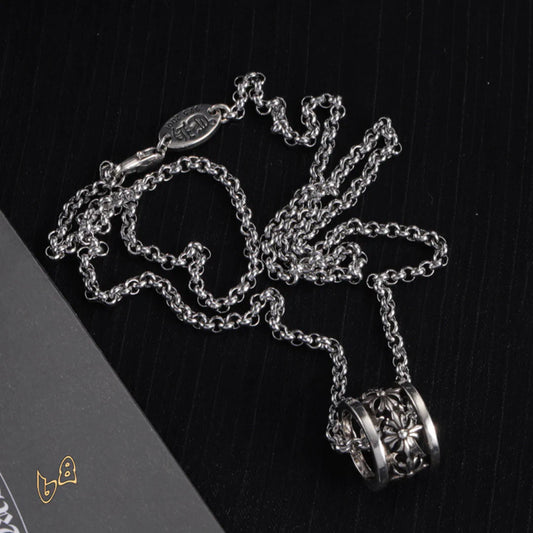 CH Cross Flower Ball Necklace - CH0036 image 0