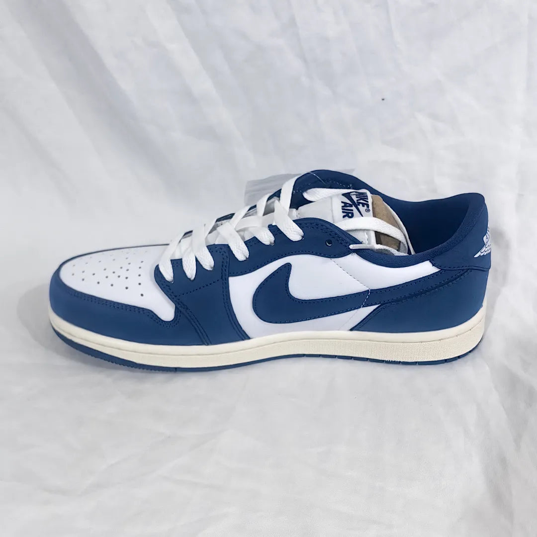 AJ 1 Low OG Storm Blue Shoes Sneakers – nk0004512 image 8