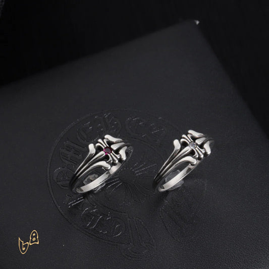 CH Ruby Floral Ring - CH0088 image 2