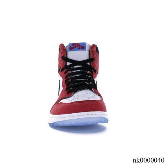 AJ 1 Retro High Spider-Man Origin Story Shoes Sneakers - nk0000040 image 2