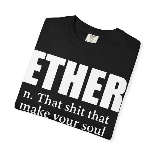 Ether Unisex Garment-Dyed T-shirt image 2