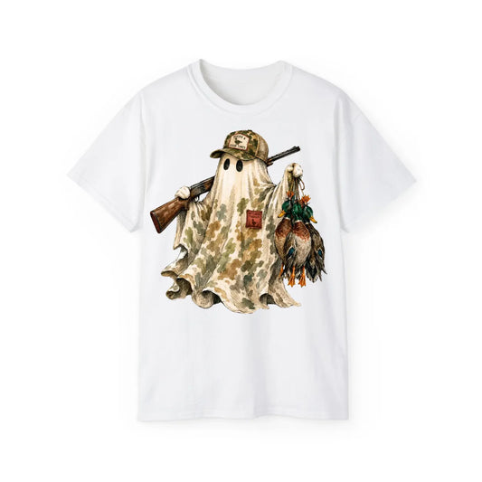 Hunting Season Spooky Camo Mallards T-Shirt - POD0005 image 2