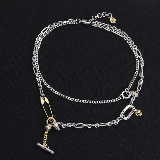 McQueen Safety Pin Necklace - MC0006 image 0