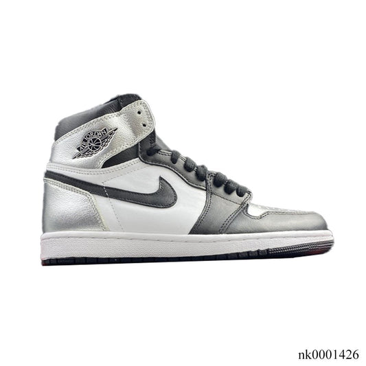 AJ 1 High OG WMNS Silver Toe Shoes Sneakers - nk0001426 image 0