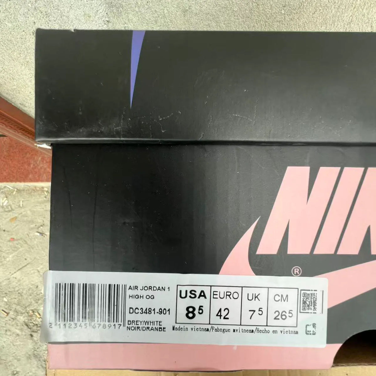 J Balvin x AJ 1 "Black" Shoes Sneakers – nk0005300 image 11