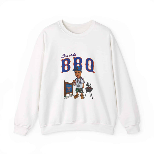 Rap Nas Live At The BBQ Crewneck Sweatshirt image 0