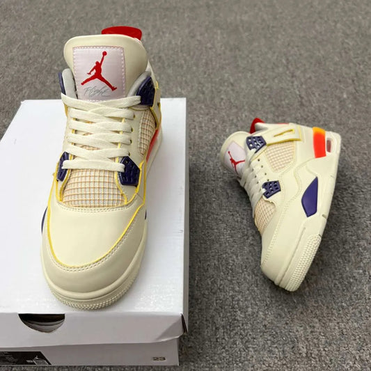 J Balvin x AJ 4 Medellín Sunset Shoes Sneakers - nk0004249 image 2