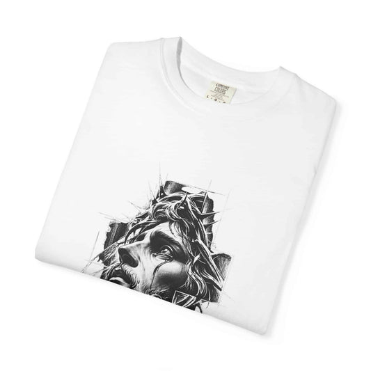 Crown of Faith 2 Unisex Garment-Dyed T-shirt image 2