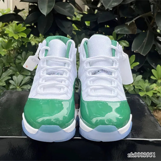 AJ 11 White Green Shoes Sneakers - nk0003951 image 2