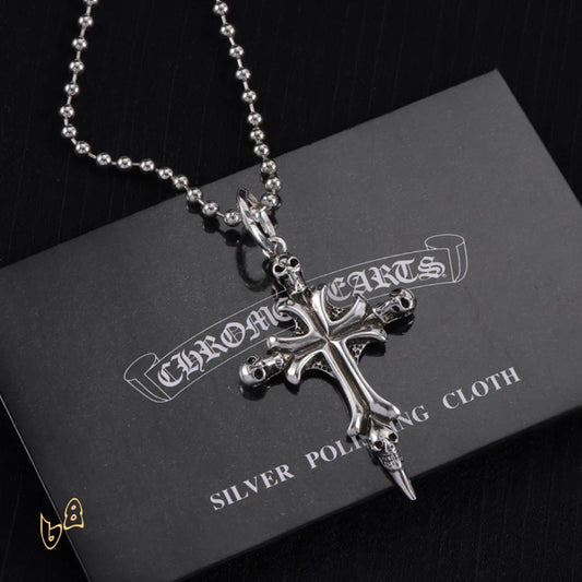 CH Cross Pendant Necklace - CH0027 image 2