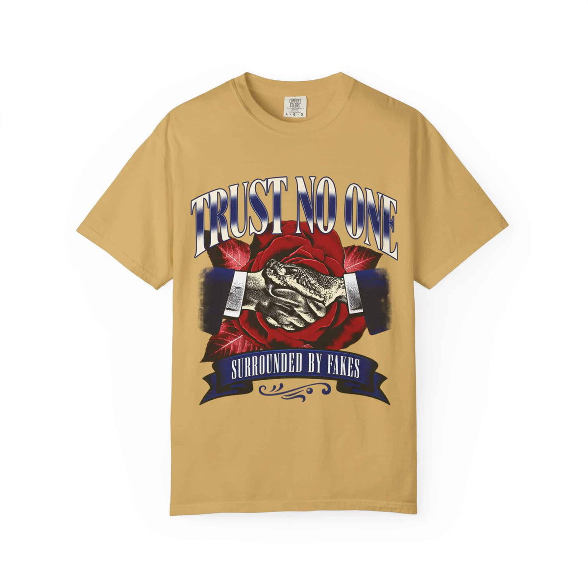 Graphic Print Unisex Garment-Dyed T-shirt - POD0037 image