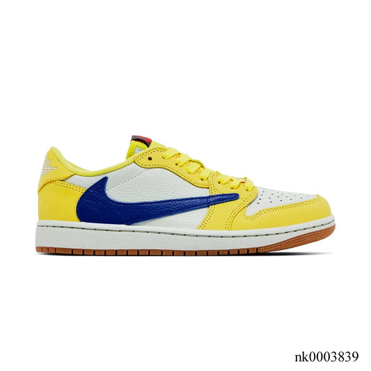 Travis Scott x AJ 1 Low OG Canary/Elkins Shoes Sneakers - nk0003839 image 0