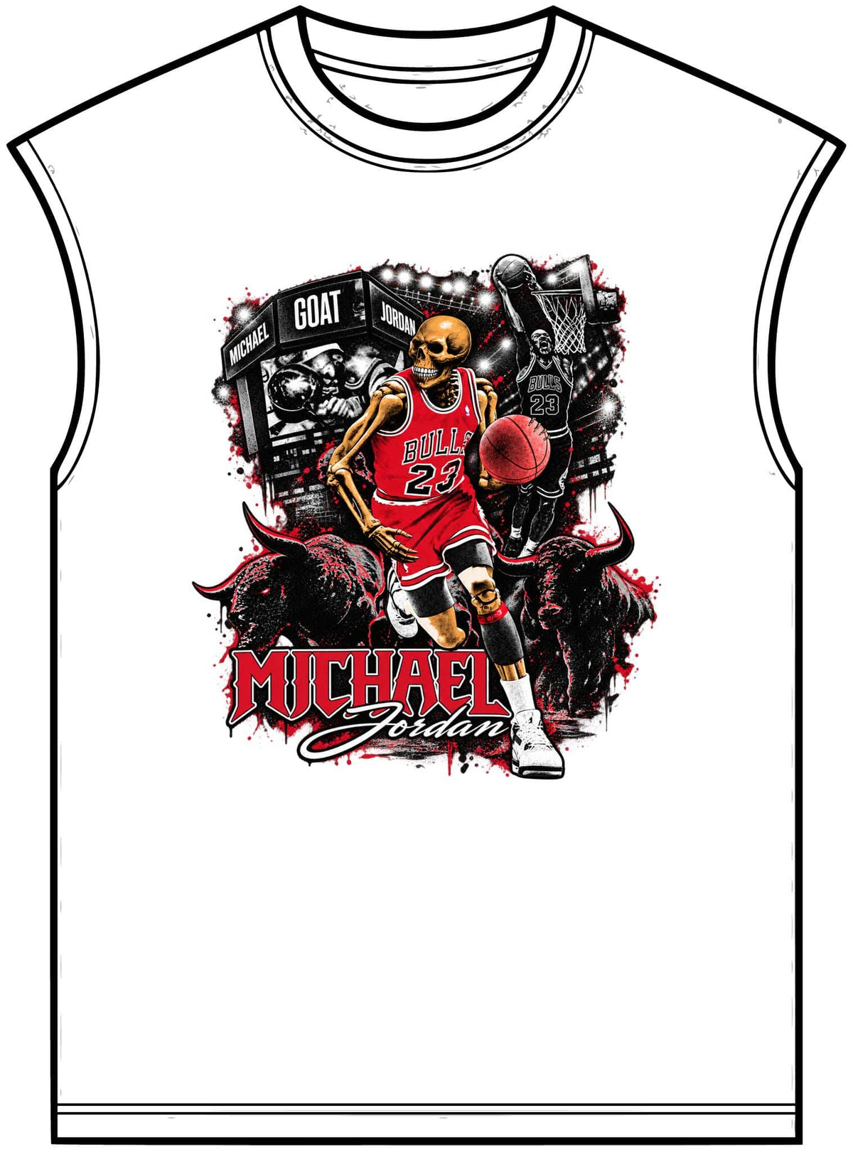 Chicago Legend 23 Unisex Garment-Dyed Muscle Tee image