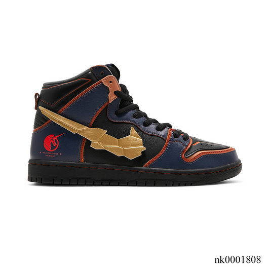 SB Dunk High Project Unicorn - Banshee Norn x Gundam Shoes Sneakers - nk0001808 image 0
