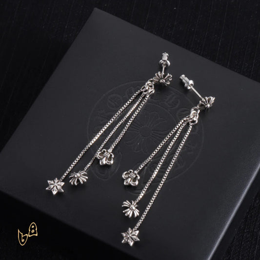 CH Triple Charm Drop Earrings – CH0157