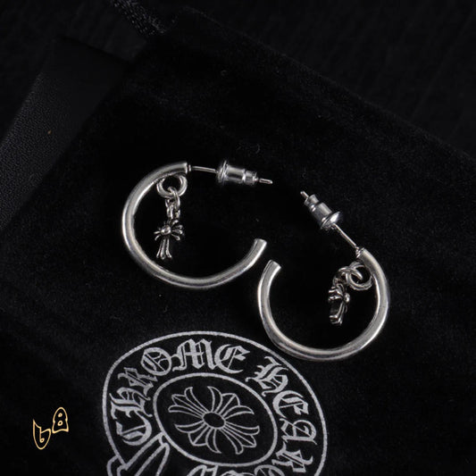CH Cross Star Hoop Earrings – CH0160