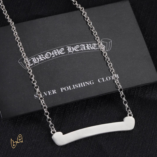 CH Scroll Label Chain Necklace - CH0019 image 2