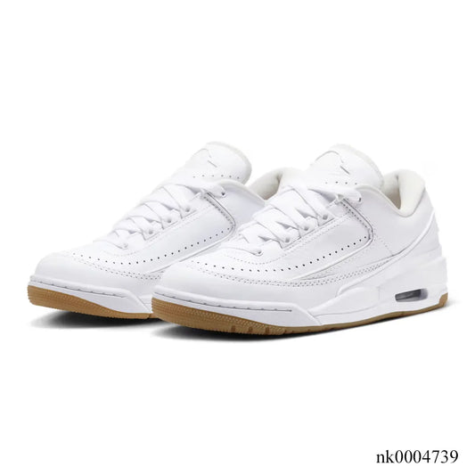 AJ 2/3 White Gum Shoes Sneakers - nk0004739 image 2