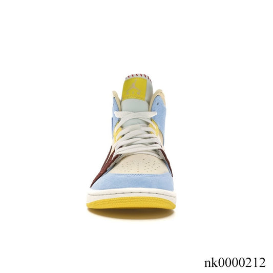 AJ 1 Mid SE Fearless Maison Chateau Rouge Shoes Sneakers - nk0000212 image 2