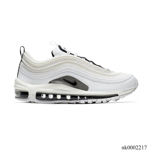 AM 97 White Black Silver Shoes Sneakers - nk0002217 image 0