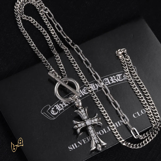 CH Cross Pendant Necklace - CH0040 image 0