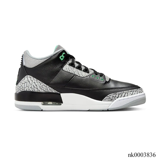 AJ 3 Green Glow Shoes Sneakers - nk0003836 image 0