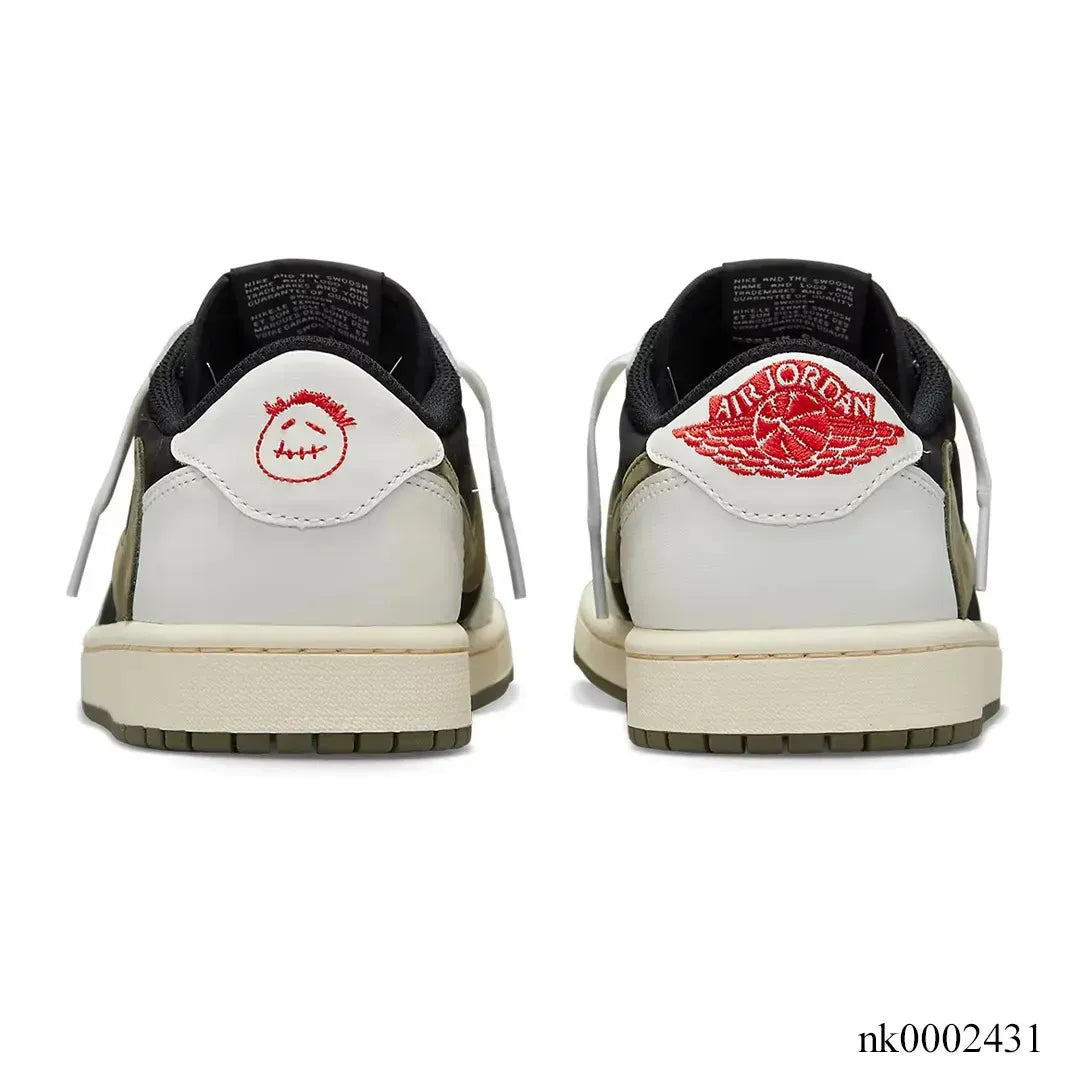 Travis Scott x AJ 1 Low OG Olive Shoes Sneakers - nk0002431 image 4