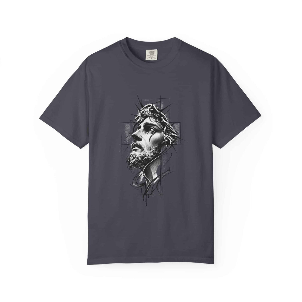 Crown of Faith 1 Unisex Garment-Dyed T-shirt image 89