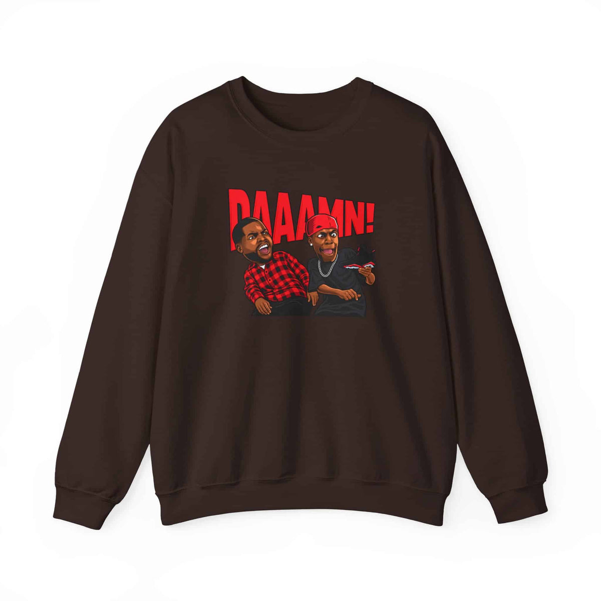 Graphic Print Crewneck Sweatshirt - POD0035 image