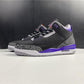 AJ 3 Retro Black Court Purple Shoes Sneakers - nk0000817 image 4