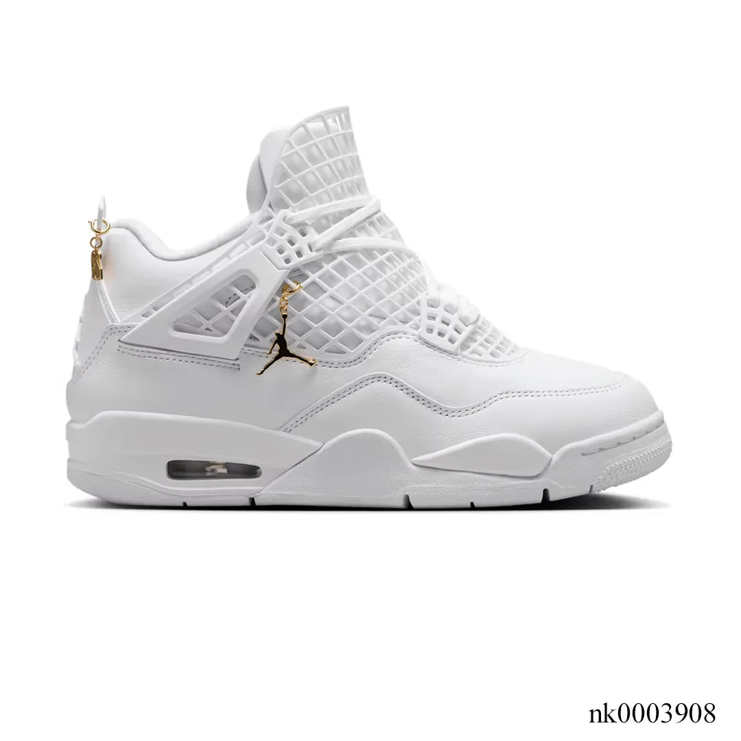 [Premium] AJ 4 NET White Shoes Sneakers – nk0003908 image 0