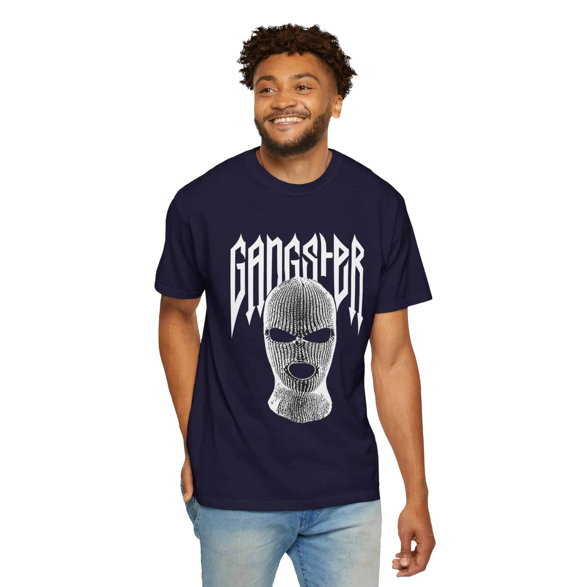 Gangster Mask Unisex Garment-Dyed T-shirt image 47