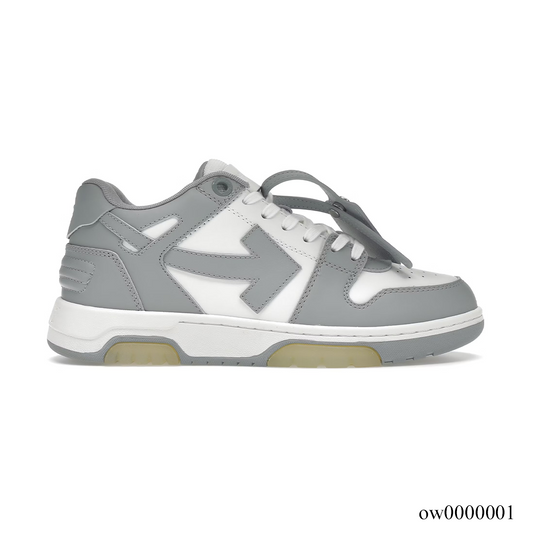 OW Out Of Office OOO Low TopsGrey White Shoes Sneakers  - ow0000001 image 0