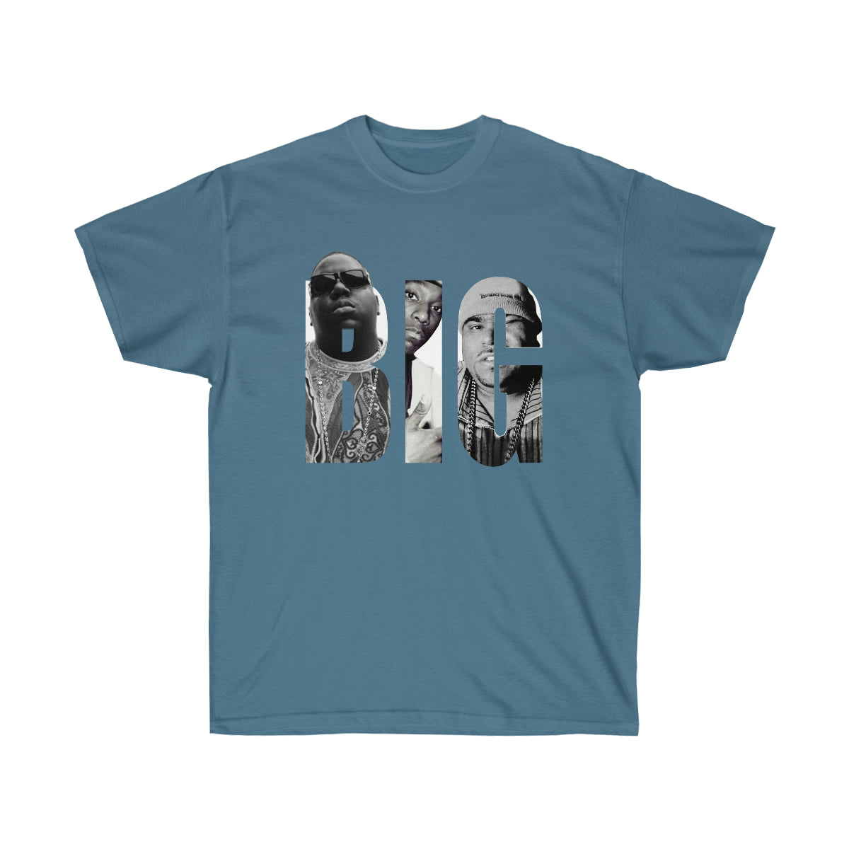 BIG L &amp; Pun Men T-Shirt - Indigo Blue, M image
